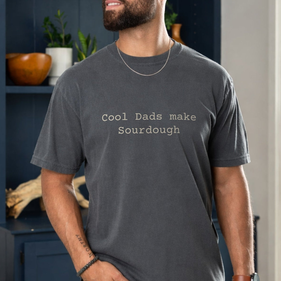 Sourdough Dad T-Shirt — "Cool Dads Make Sourdough" - Amazing Faith Designs
