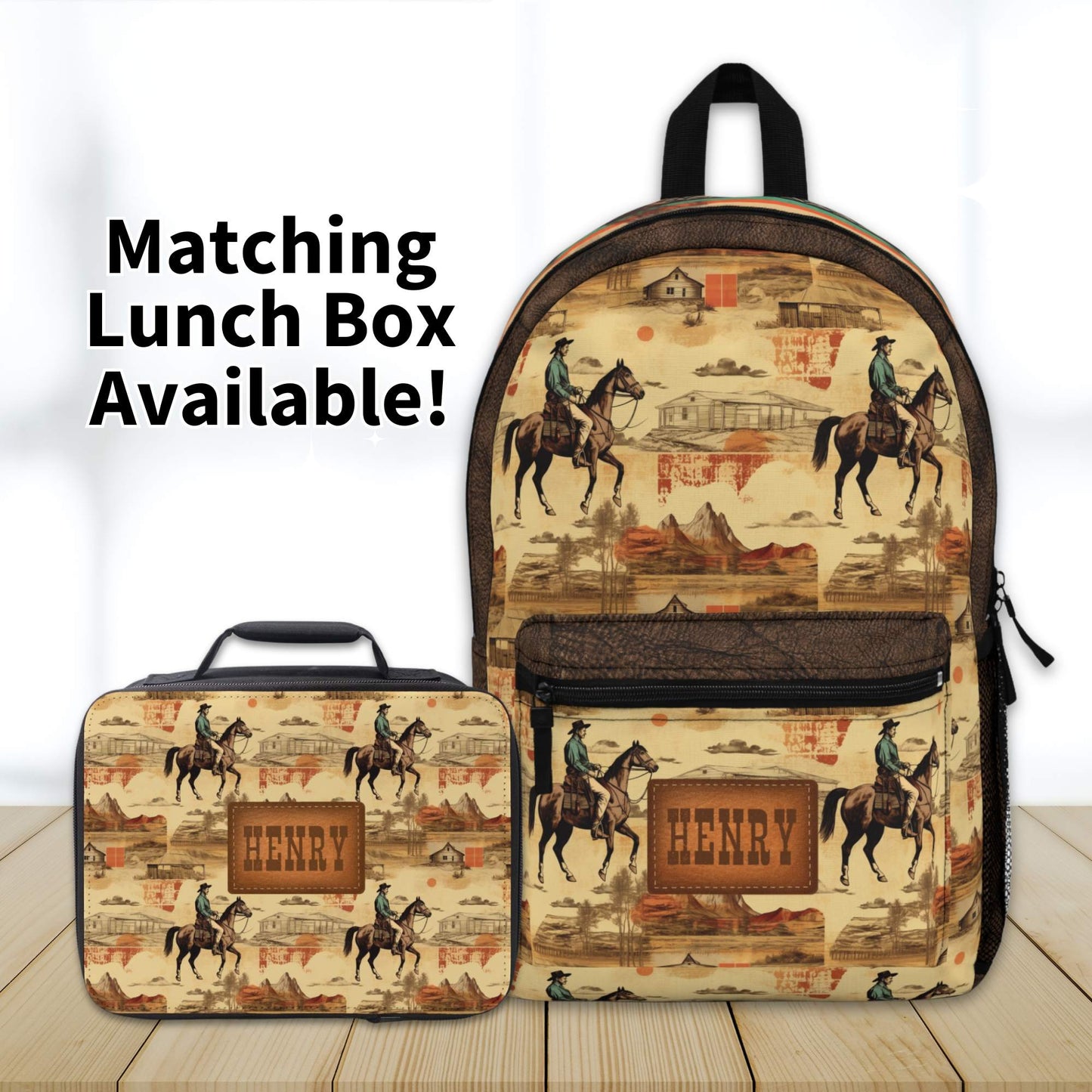 Cowboy Personalized Backpack - Amazing Faith Designs