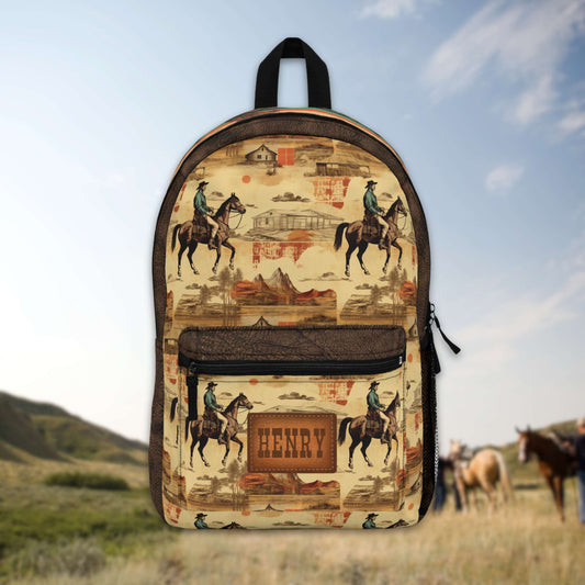 Cowboy Personalized Backpack - Amazing Faith Designs