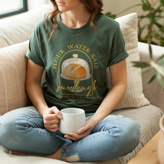 Sourdough Scripture Christian Shirt - Amazing Faith Designs