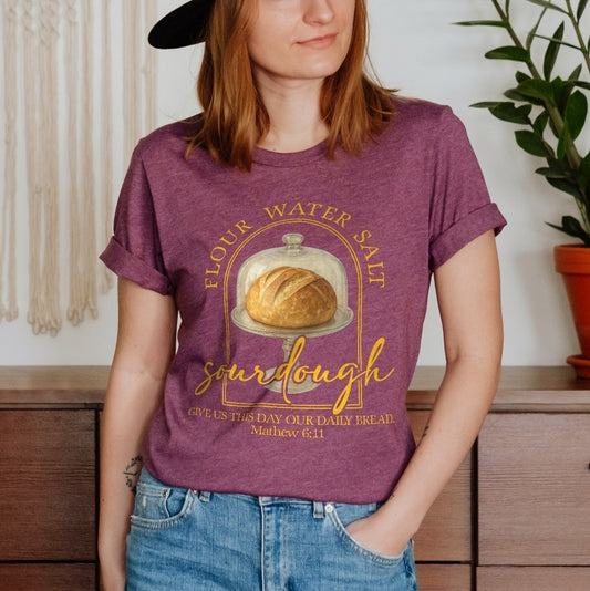 Sourdough Scripture Christian Shirt - Amazing Faith Designs