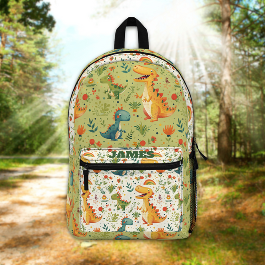 Dinosaurs Personalized Backpack - Amazing Faith Designs