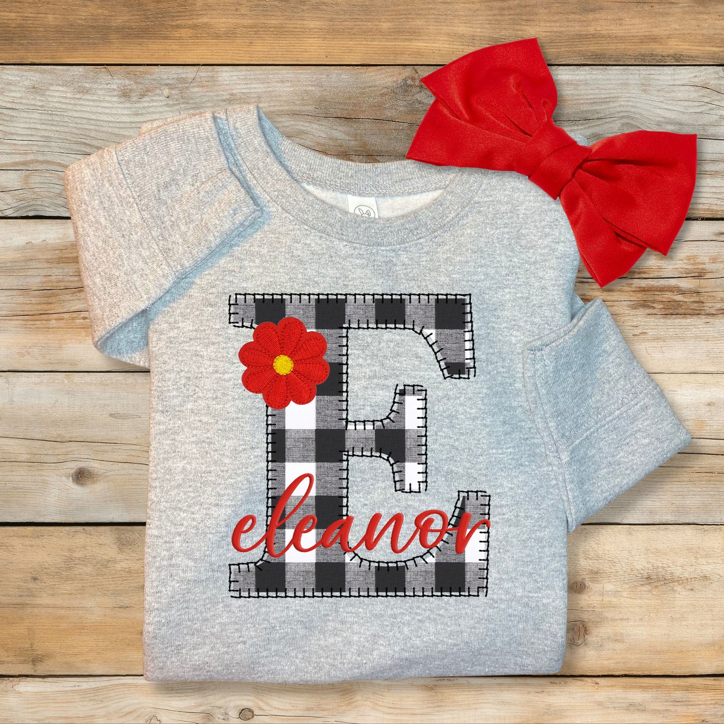 Monogram Girls Toddler Sweatshirt - Amazing Faith Designs