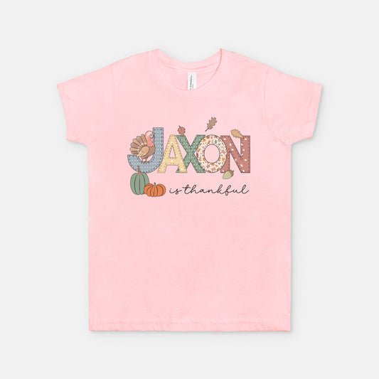 Thanksgiving Personalized Youth Shirt - Amazing Faith Designs