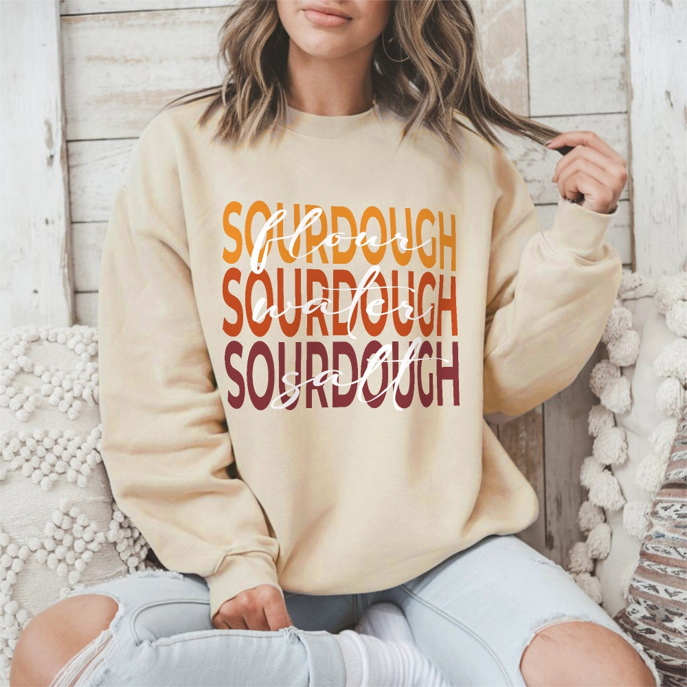 Personalized Sourdough Fall Unisex Heavy Blend™ Crewneck Sweatshirt - Amazing Faith Designs