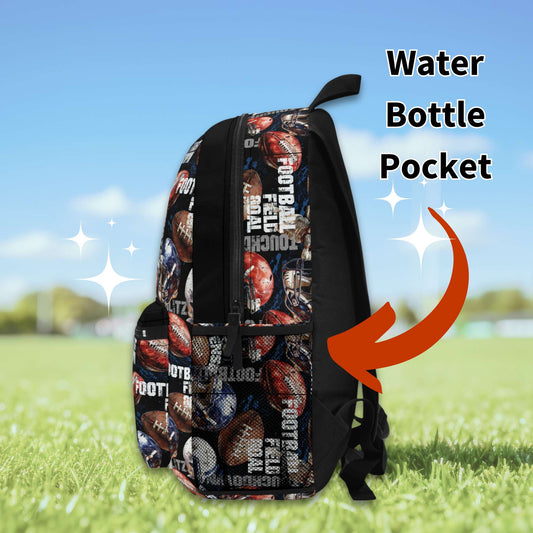 Football Personalized Backpack - Amazing Faith Designs