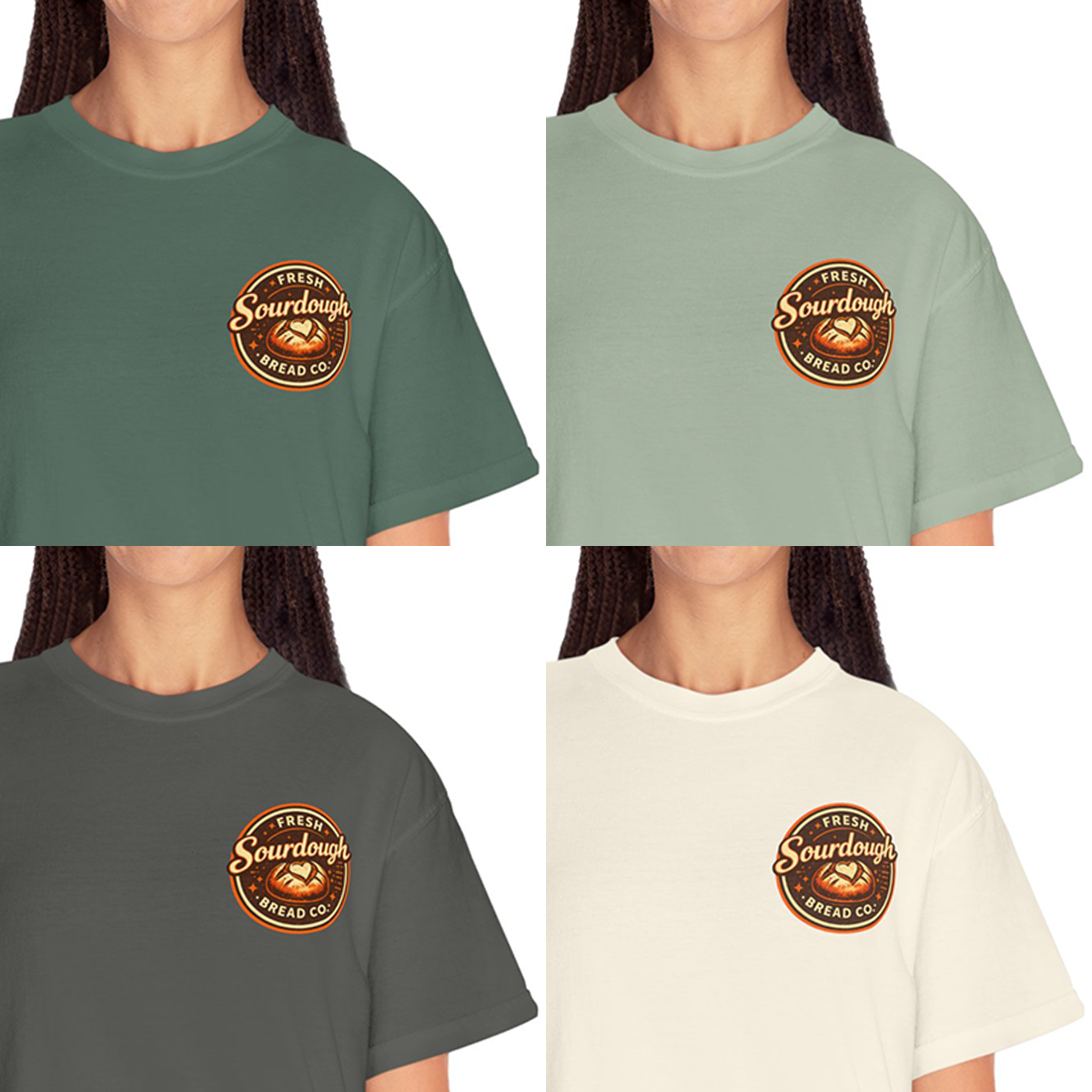 Sourdough Is My Love Language Retro T-Shirt - Amazing Faith Designs