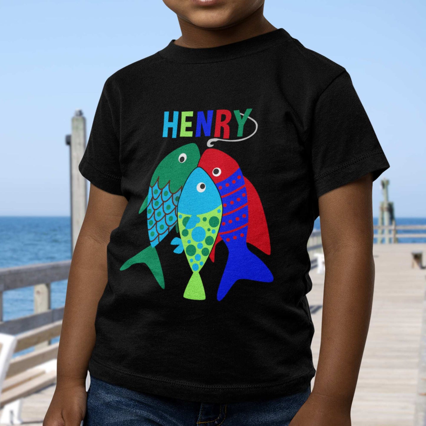 Big Fish Personalized Toddler T-shirt - Amazing Faith Designs