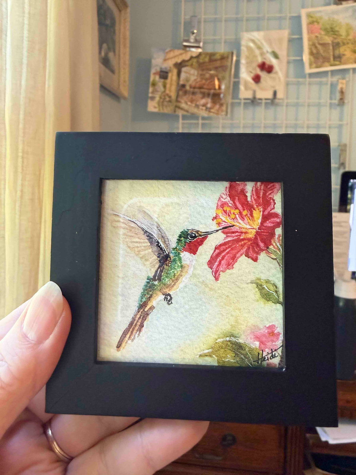 Mini Framed Watercolor Fine Art Print