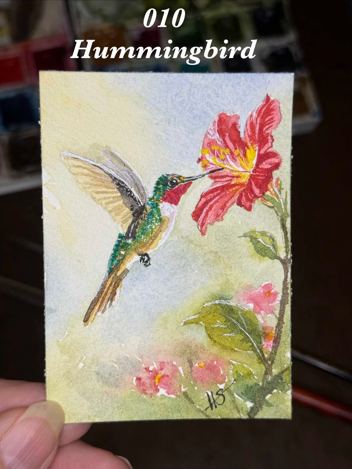 Tiny Painting Tuesday Original Watercolor ACEO