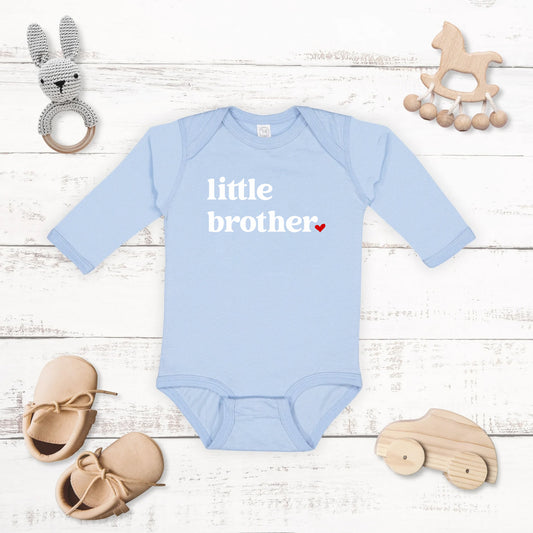 Little Brother Infant Long Sleeve Onesie - Amazing Faith Designs