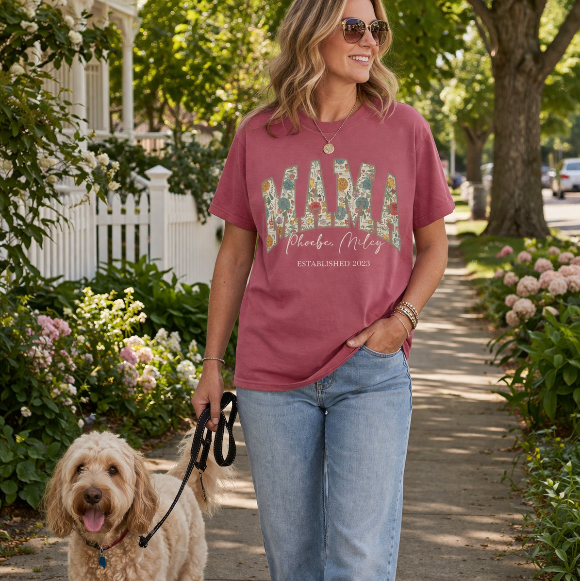 Personalized Mom and Grandma Shirt - Amazing Faith Designs