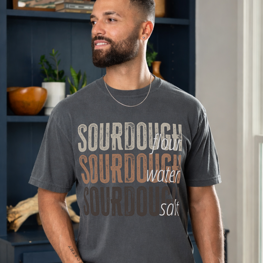 Men's Sourdough Flour Water Salt Shirt - Amazing Faith Designs