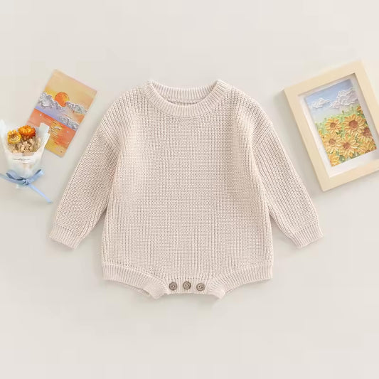 Hand Embroidered Birthday Sweater Romper - Amazing Faith Designs