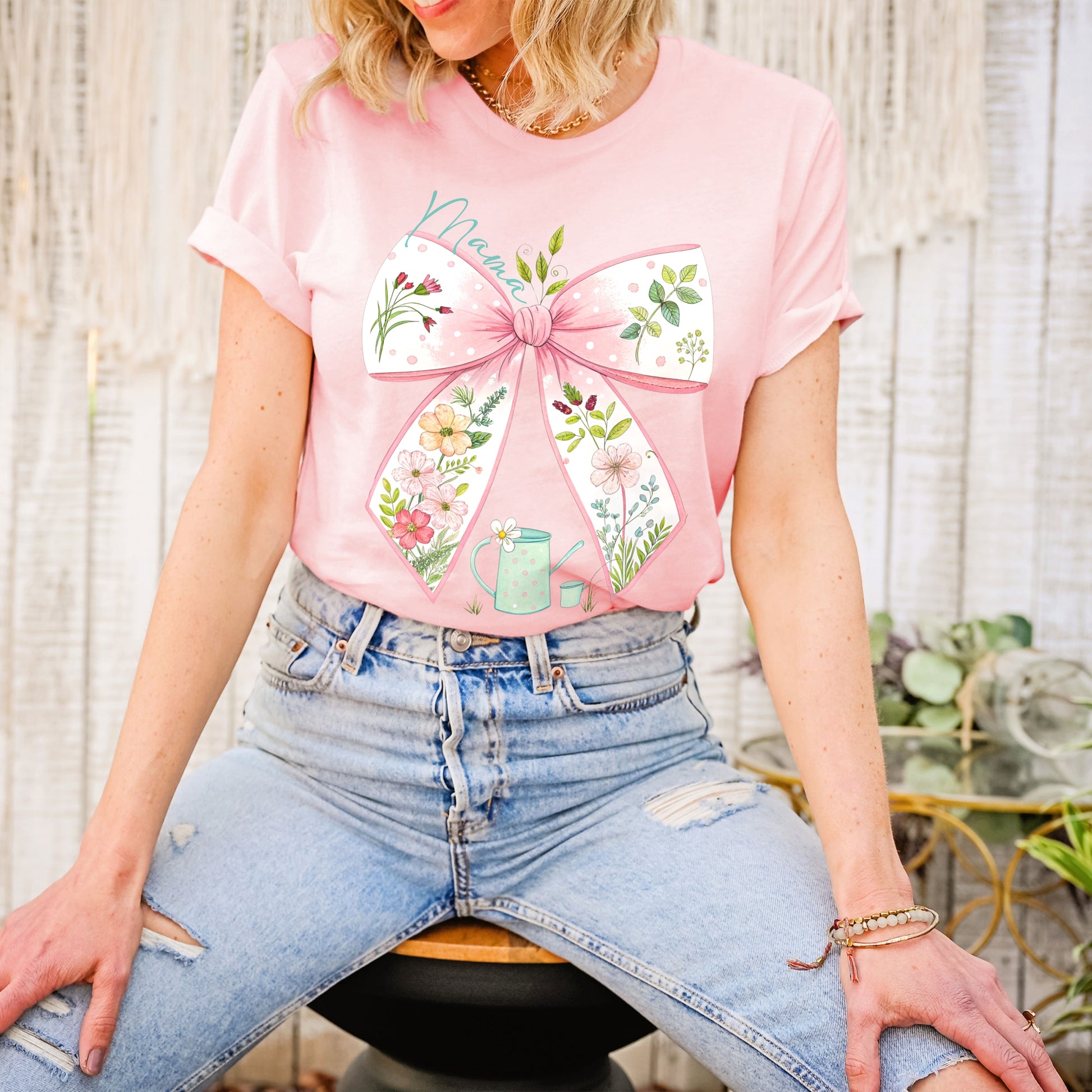 Mama and Me Bow Matching Shirt - Amazing Faith Designs