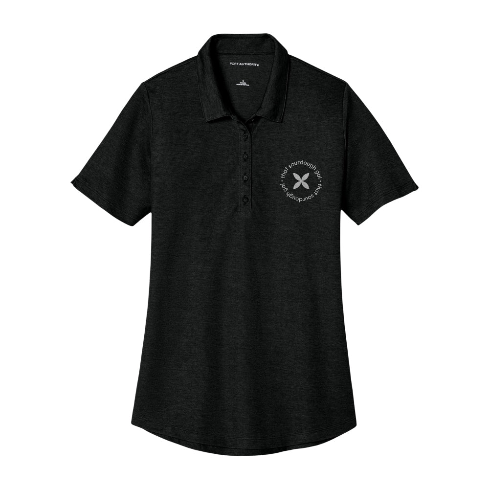 Embroidered 'That Sourdough Gal' Custom Logo Polo - Amazing Faith Designs