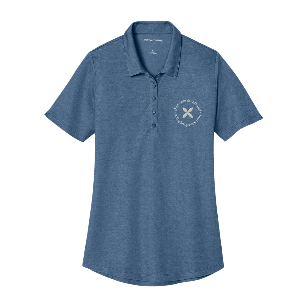 Embroidered 'That Sourdough Gal' Custom Logo Polo - Amazing Faith Designs
