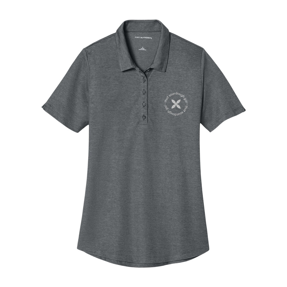 Embroidered 'That Sourdough Gal' Custom Logo Polo - Amazing Faith Designs