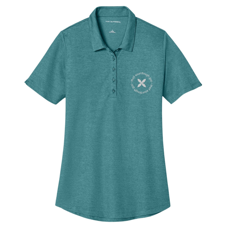 Embroidered 'That Sourdough Gal' Custom Logo Polo - Amazing Faith Designs