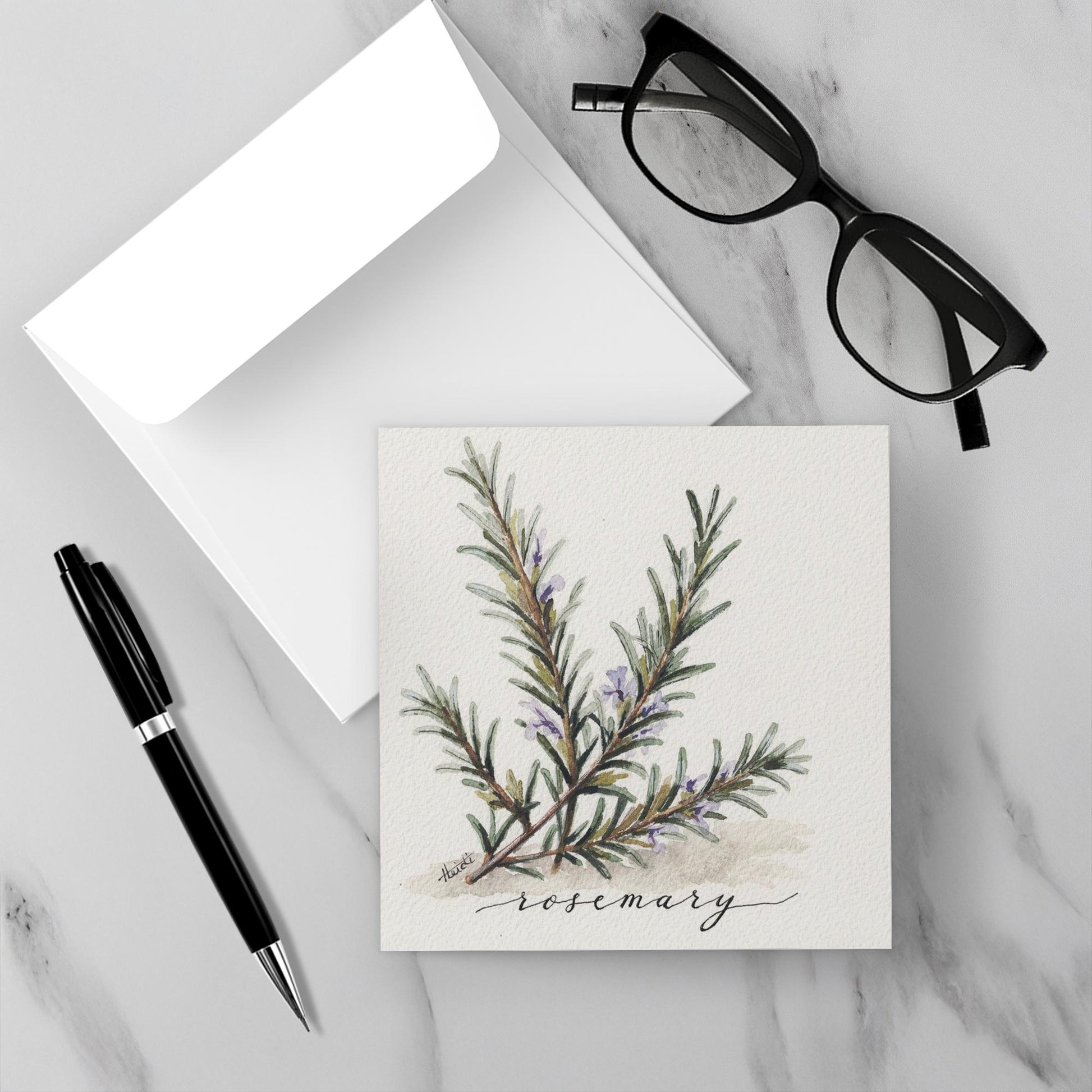 Herb Garden Botanical Note Cards - Amazing Faith Designs