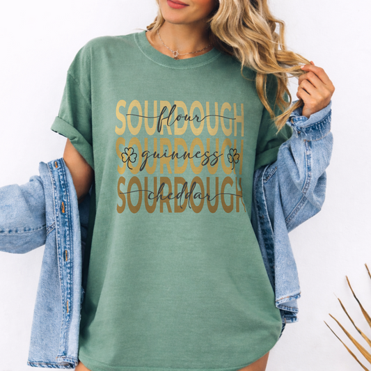 St Patricks Day Guinness Cheddar Sourdough Shirt - Amazing Faith Designs