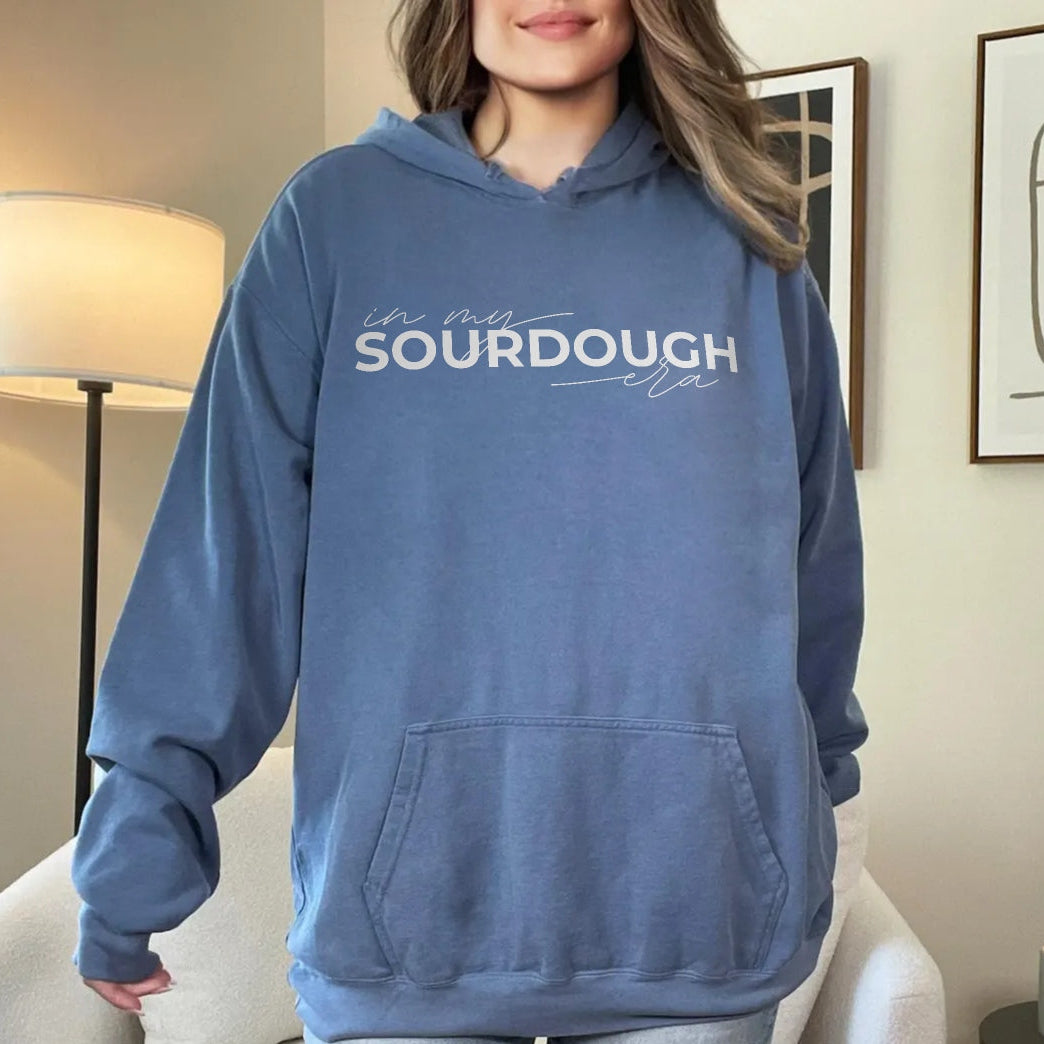 In My Sourdough Era Unisex Lightweight Hoodie - Amazing Faith Designs