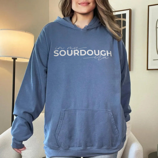 In My Sourdough Era Unisex Lightweight Hoodie - Amazing Faith Designs