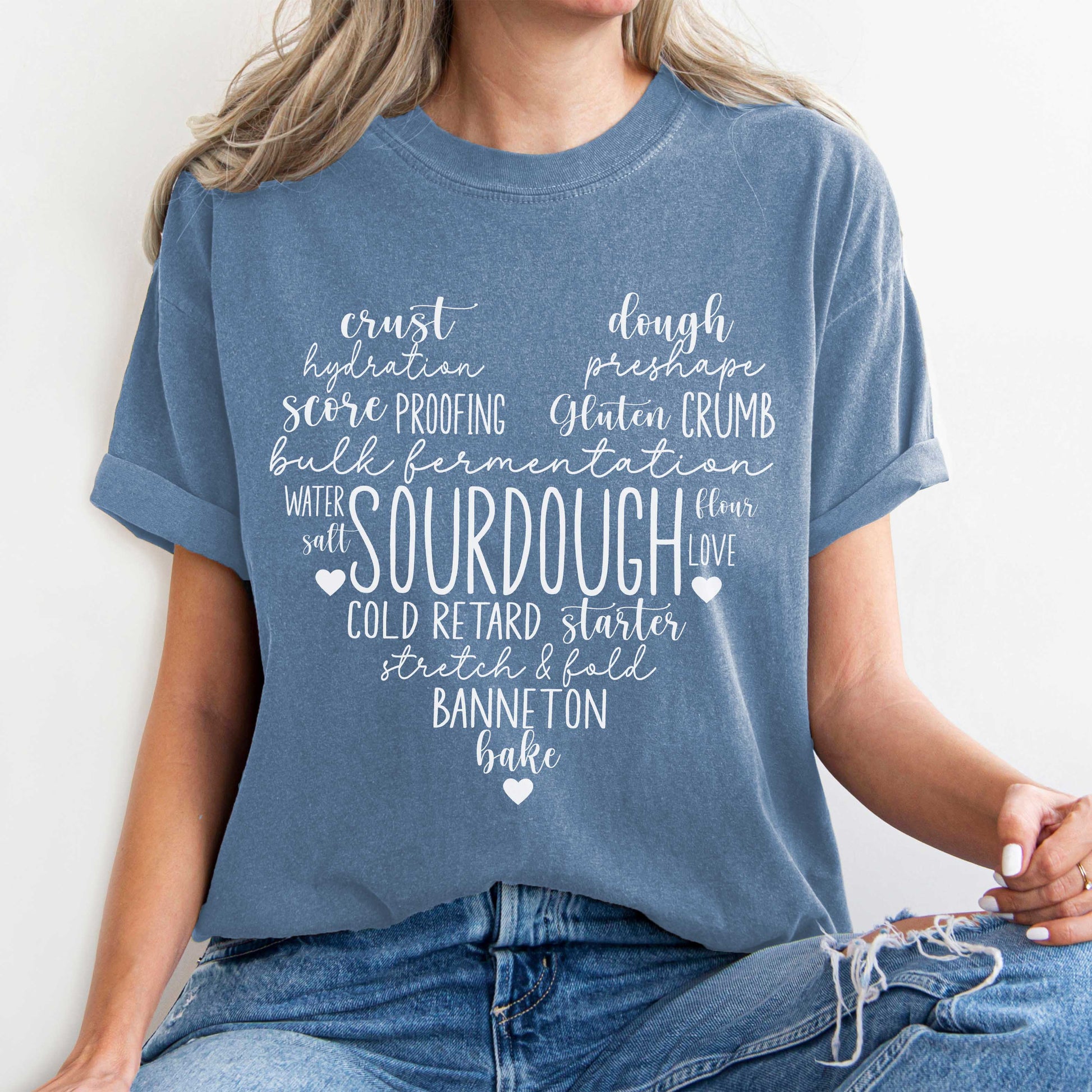 Sourdough Love Heart Shirt - Amazing Faith Designs