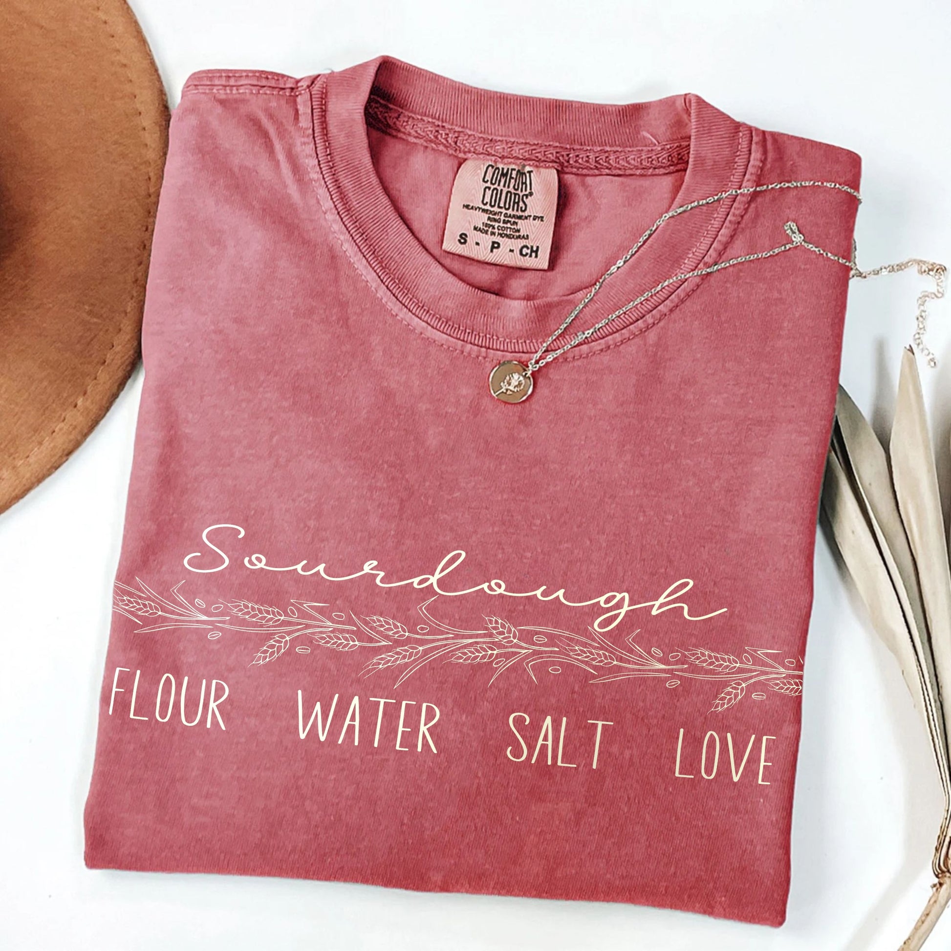 Sourdough Love Unisex T-Shirt - Flour Water Salt - Amazing Faith Designs
