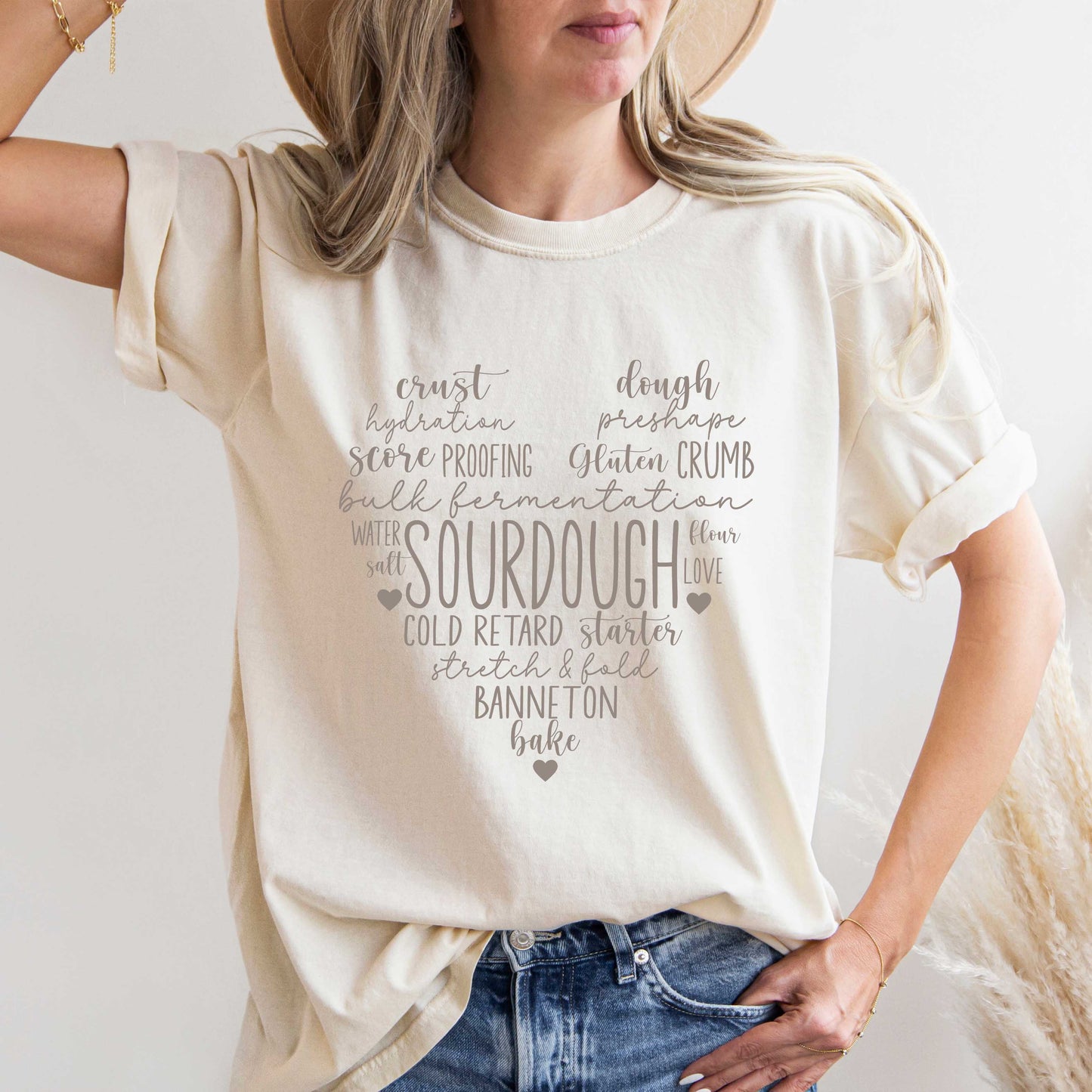 Sourdough Love Heart Shirt - Amazing Faith Designs