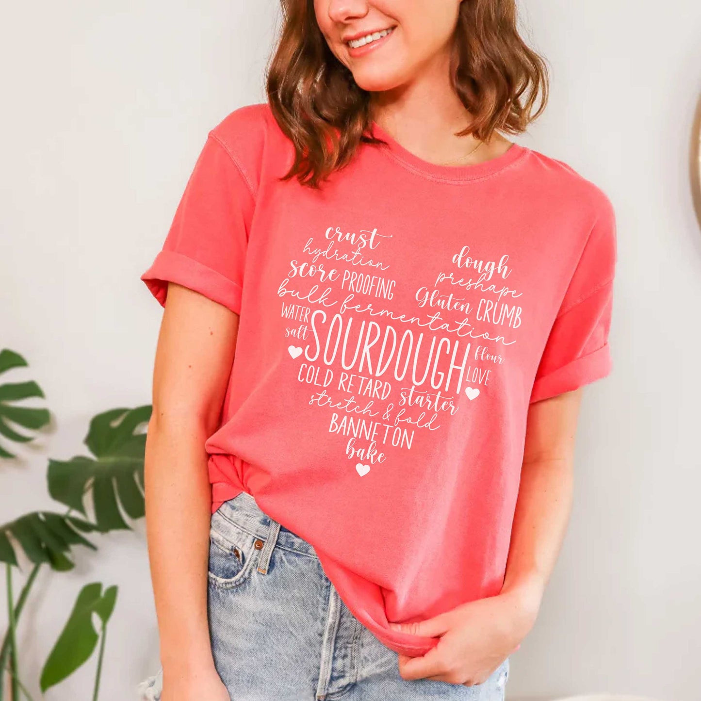 Sourdough Love Heart Shirt - Amazing Faith Designs