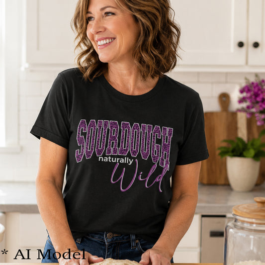 Purple Sourdough Naturally Wild T-Shirt