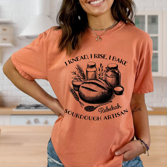 Sourdough Artisan Personalized Garment-Dyed T-shirt - Amazing Faith Designs