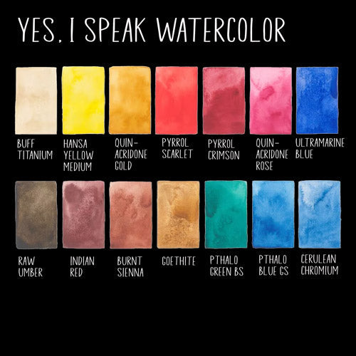 Watercolor Swatch V-Neck T-Shirt