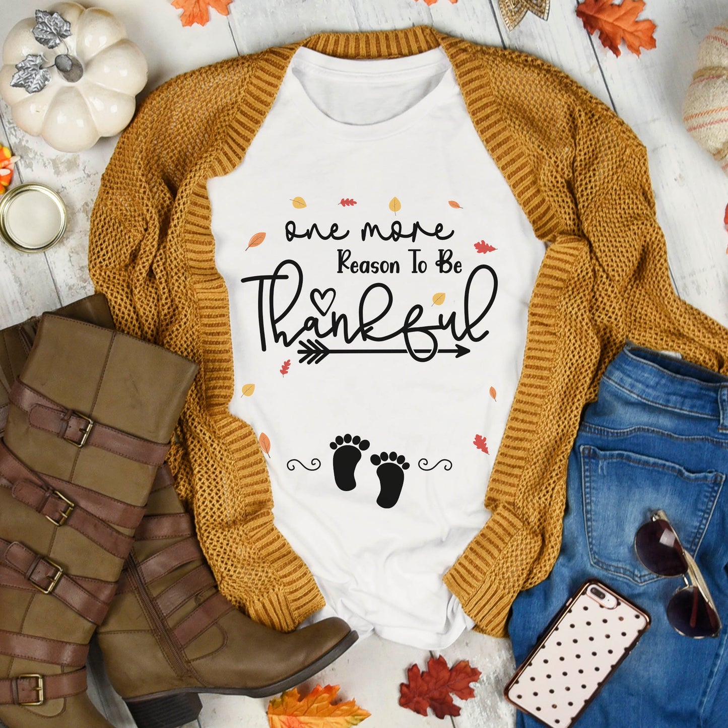 Thanksgiving Pregnancy Shirt | Thanksgiving Gender Reveal Shirt - Amazing Faith Designs