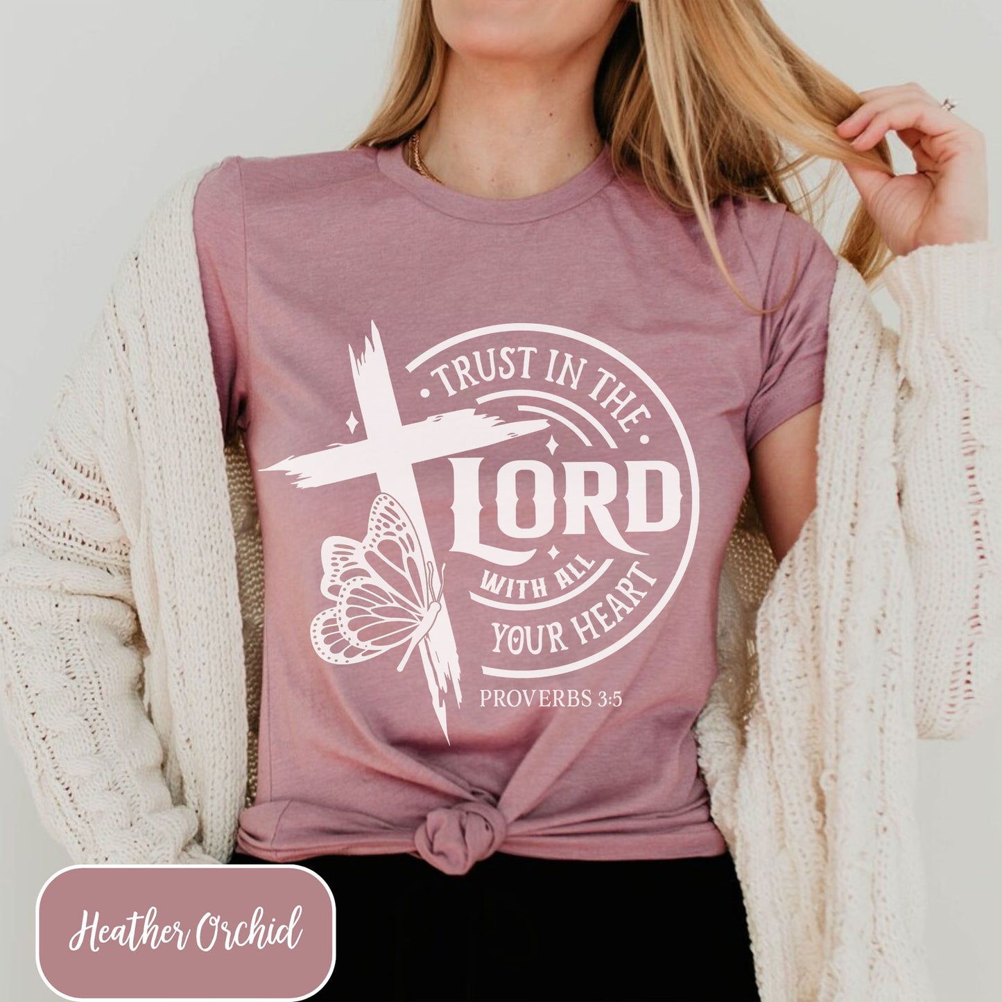 Be Still, Trust in the Lord, Lord is my Strength Women's Christian Shirts - Amazing Faith Designs