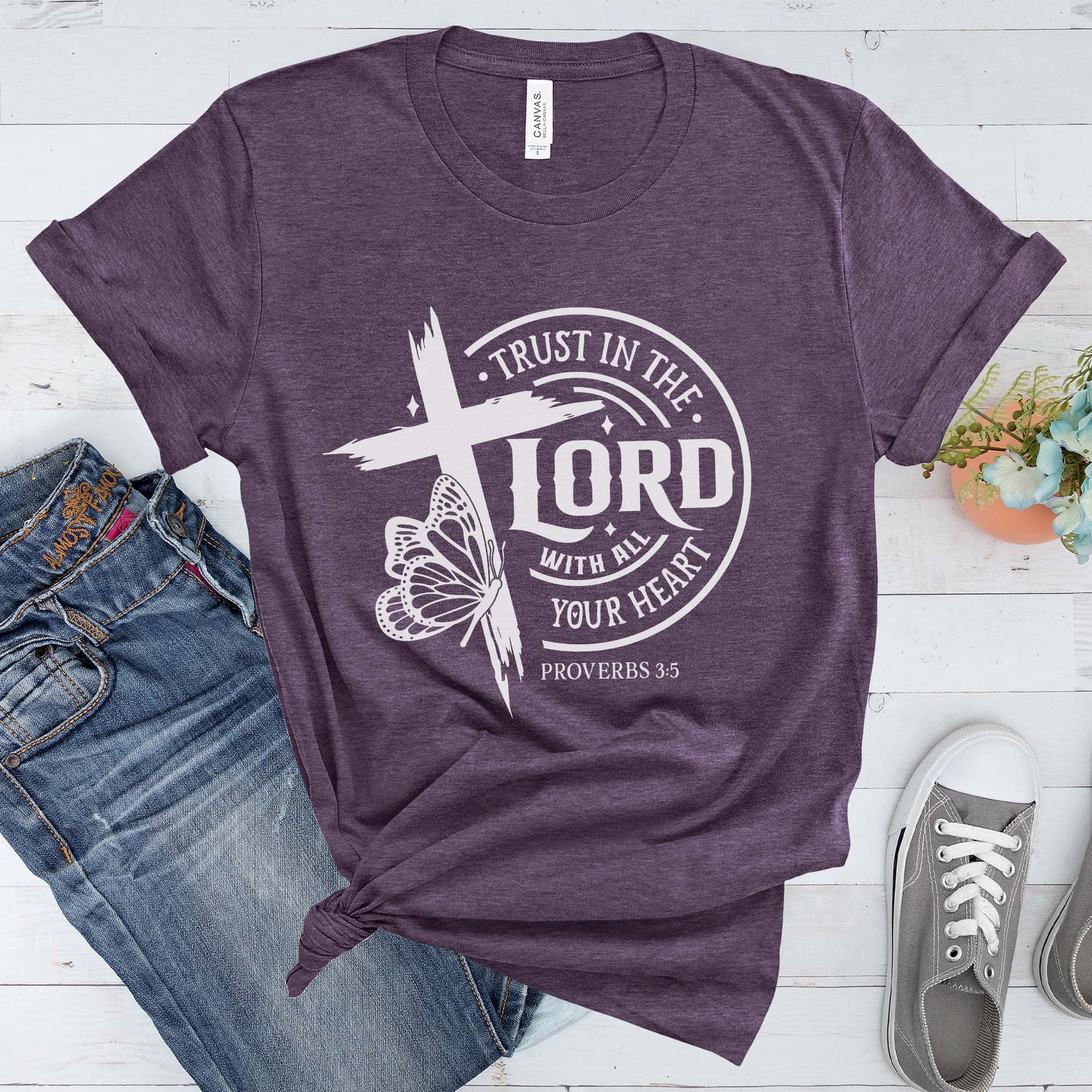 Trust in the Lord Christian Shirt - Amazing Faith Designs