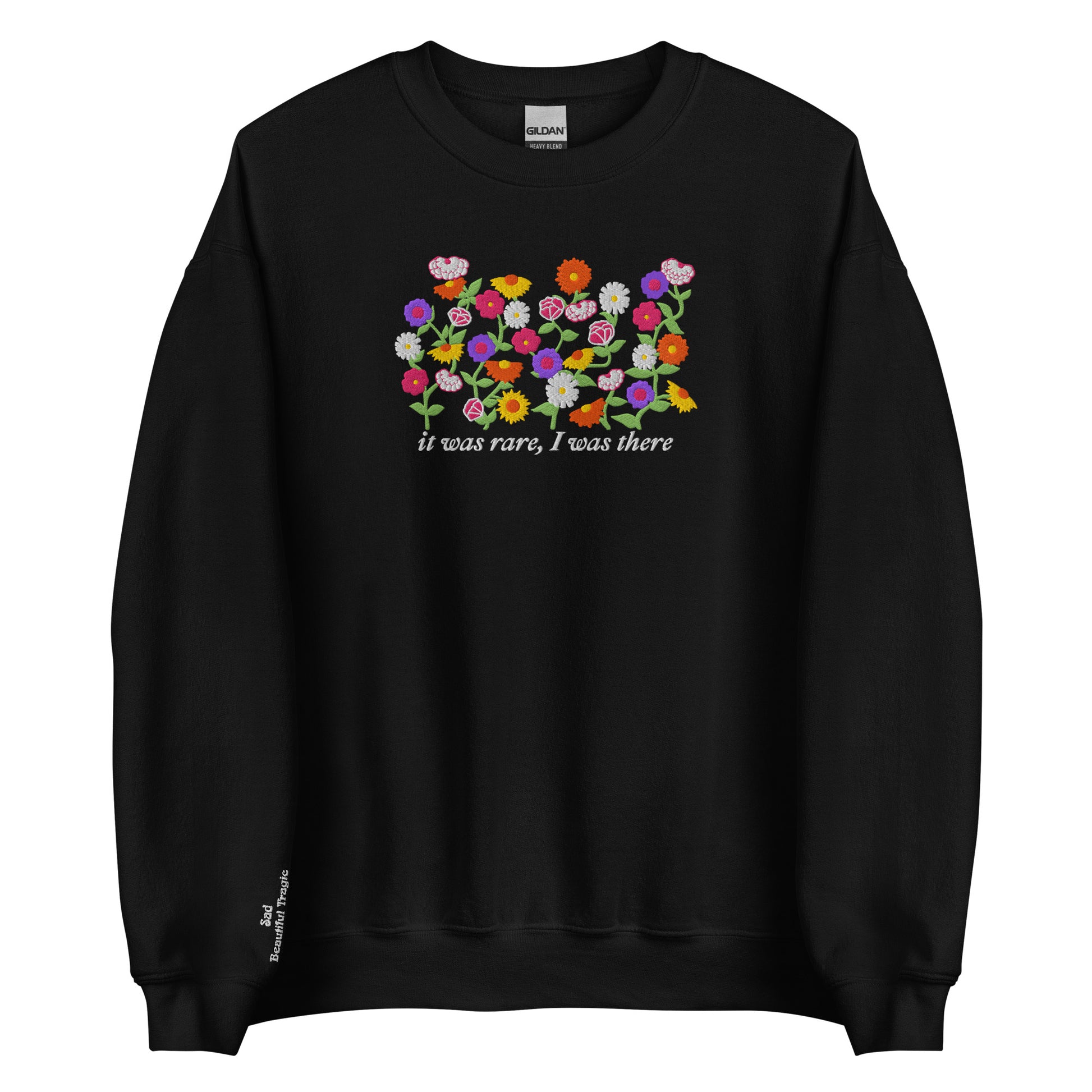 Flower Garden Concert Personalized Embroidered Sweatshirt - Amazing Faith Designs