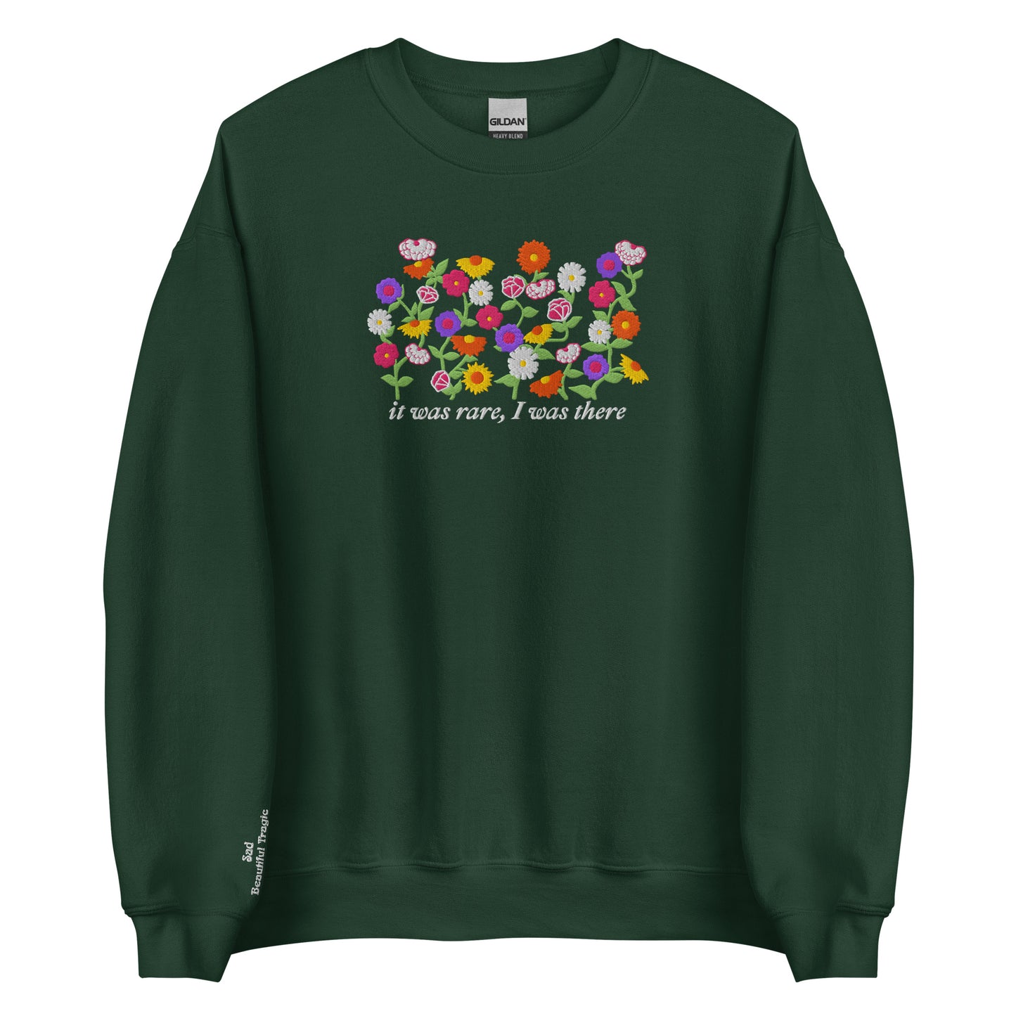 Flower Garden Concert Personalized Embroidered Sweatshirt - Amazing Faith Designs