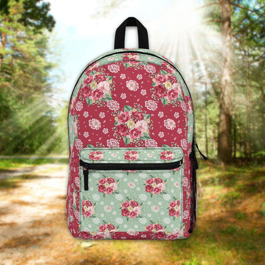 Vintage Rose Backpack - Amazing Faith Designs