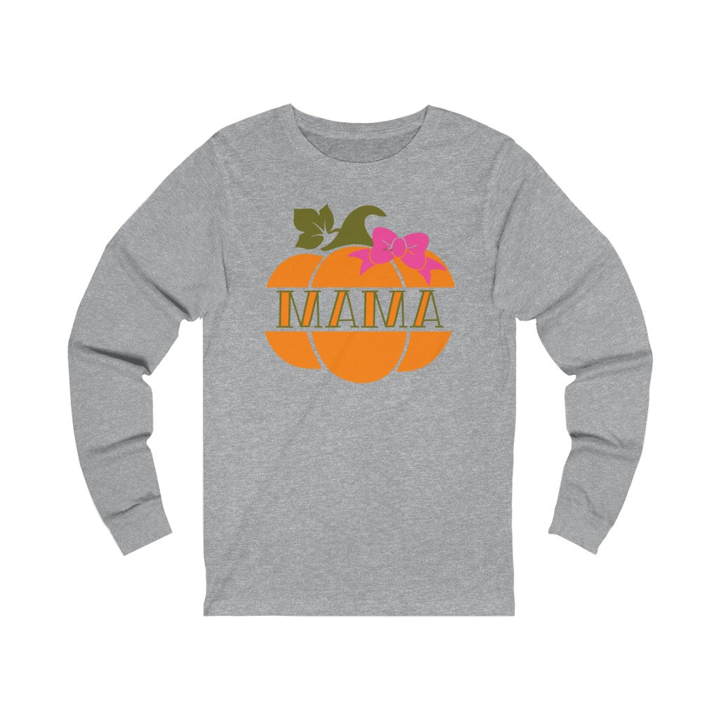 Pumpkin Name Unisex Long Sleeve Shirt - Mama, Nana, Gigi, Mimi - Amazing Faith Designs