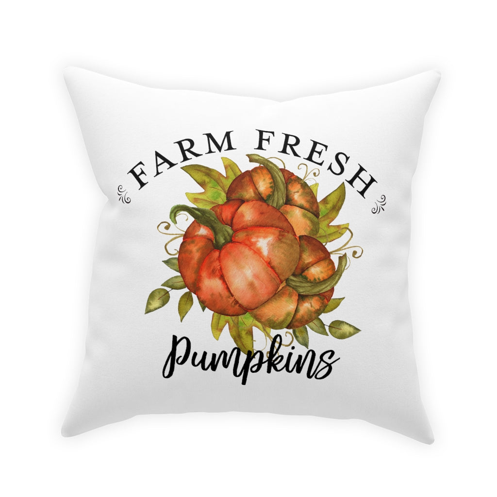 Fall Pumpkins Throw Pillow - Amazing Faith Designs