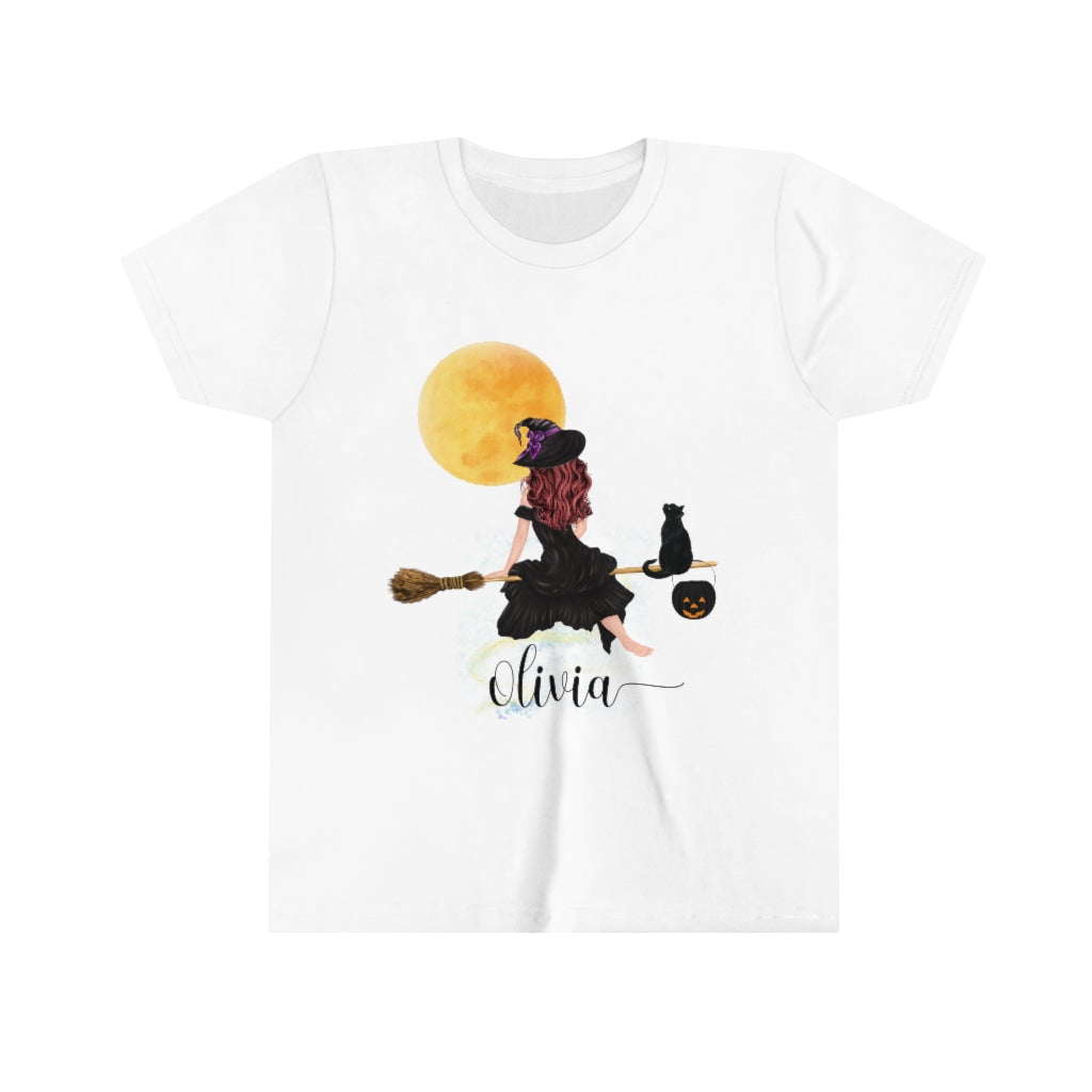 Halloween Witch Personalized Youth Child's T-shirt S M L XL | October shirt, Custom Halloween Shirt Printify