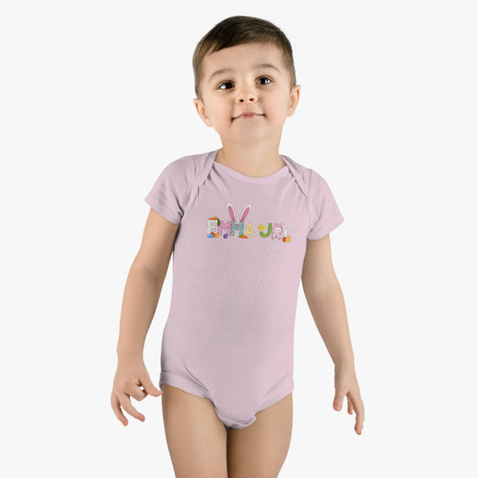 Easter Personalized Baby Short Sleeve Onesie® - Newborn/Premie Sizes Printify