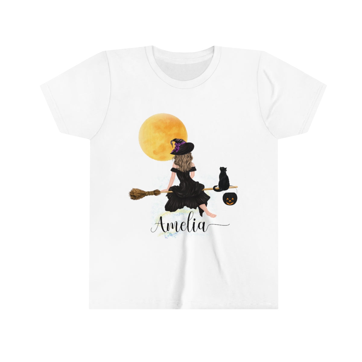 Halloween Witch Personalized Youth Child's T-shirt S M L XL | October shirt, Custom Halloween Shirt Printify