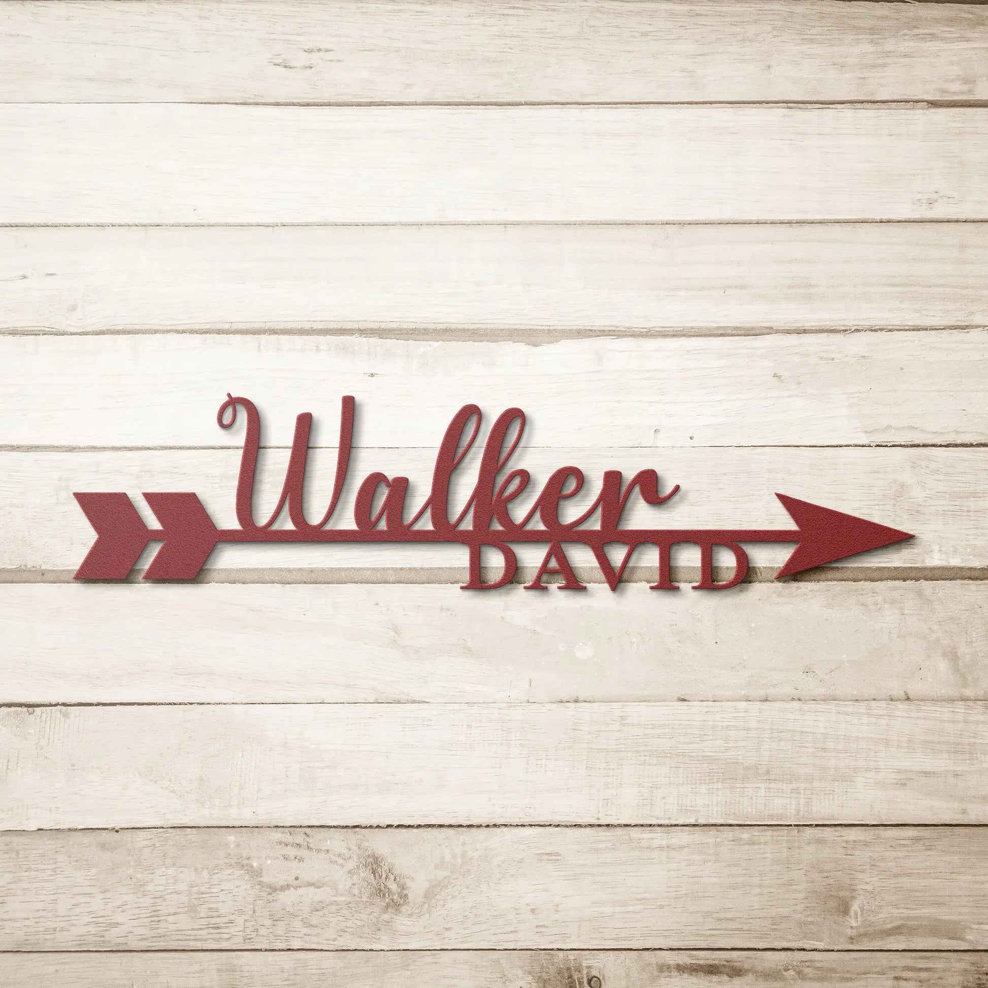 Arrow Boys Name Personalized Metal Sign, Nursery Custom Name Wall Art teelaunch