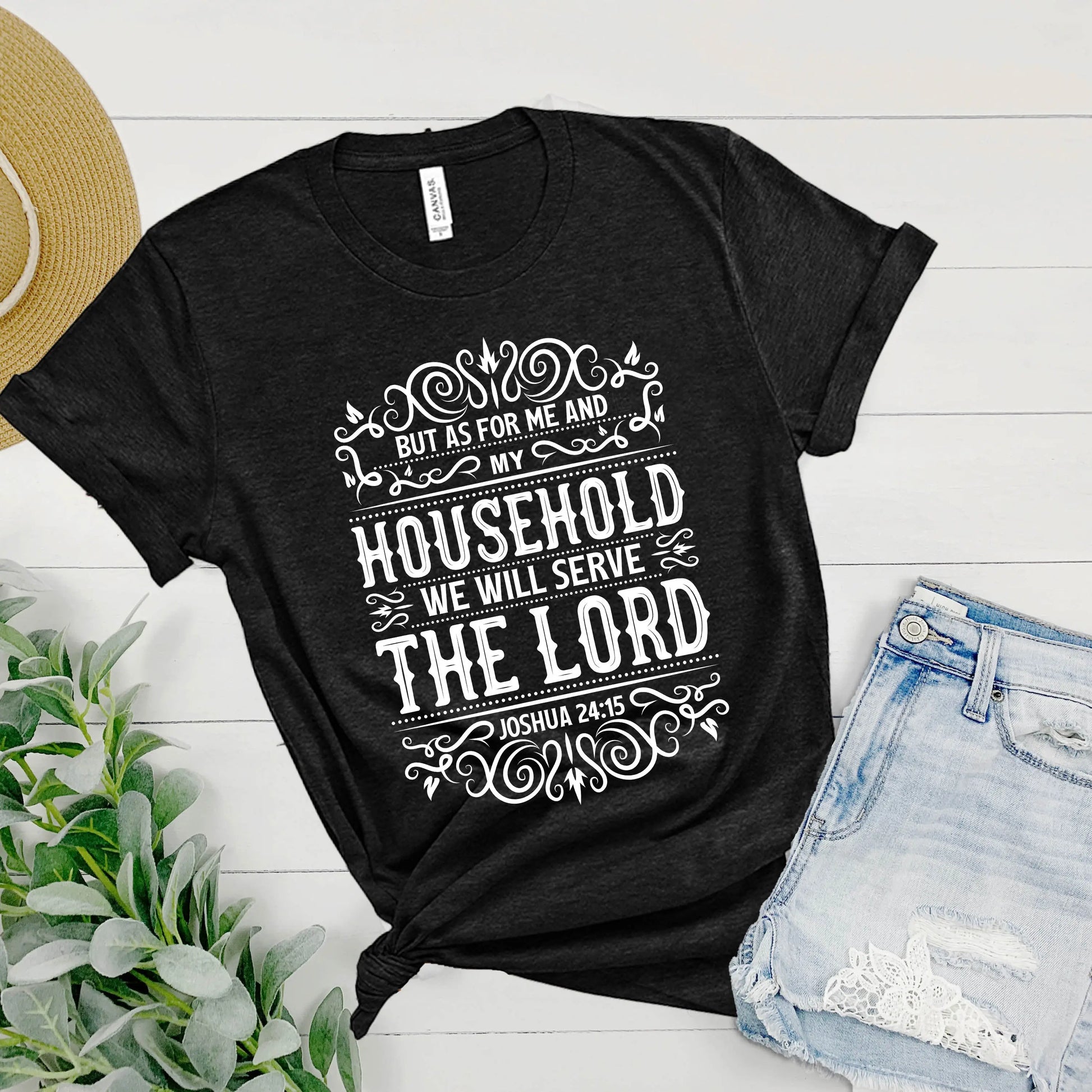 As For Me and My House Scripture T-shirt Printify