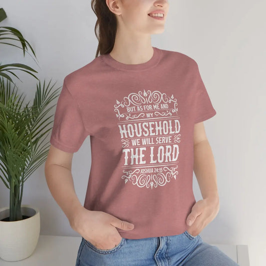 As For Me and My House Scripture T-shirt Printify