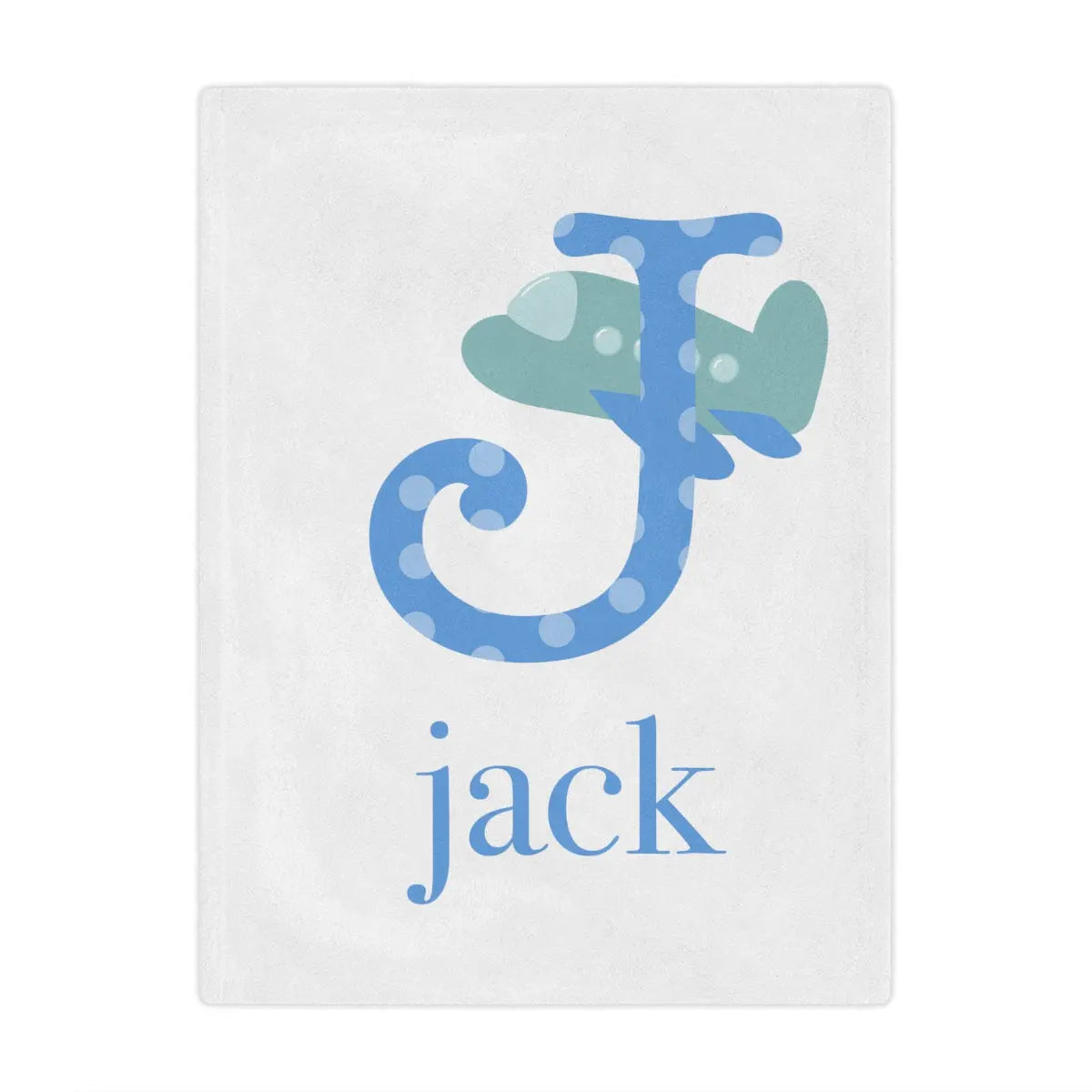 Baby Monogram Soft Minky Blanket 30 x 40 Girl or Boy - Personalized Printify