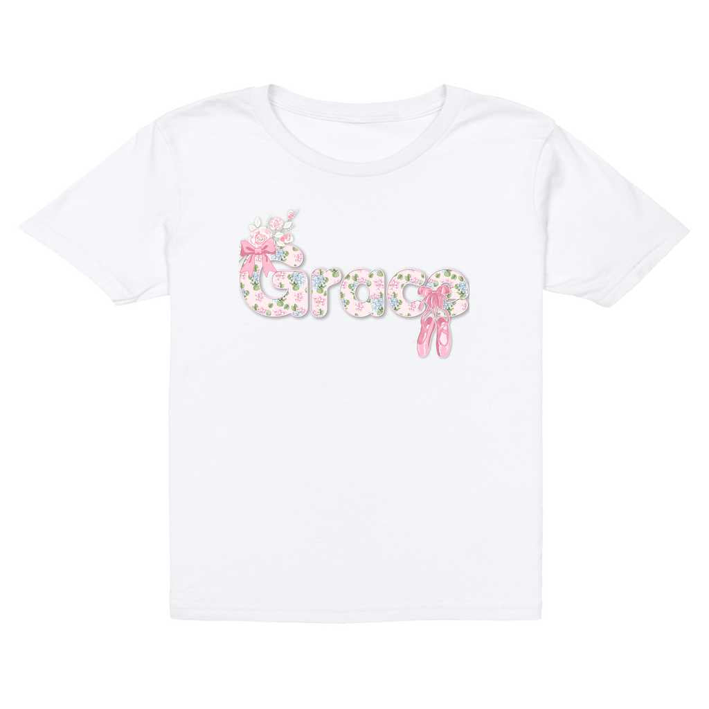 Ballerina Personalized T-Shirts (Youth Sizes) Amazing Faith Designs